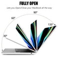 thumbnail image 6 of IC ICLOVER for MacBook Air 15 inch Case 2025 2024 2023 A3241 M4 A3114 M3 A2941 M2 Chip, Plastic Hard Snap on Shell Case & Keyboard Cover & Screen Protector for Macbook Air 15.3 inch Touch ID, Clear, 6 of 10