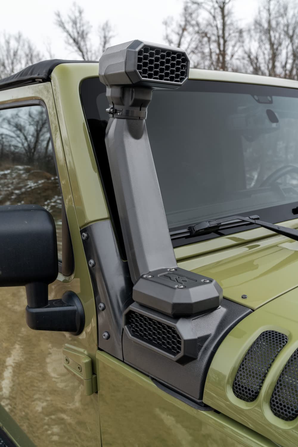 Rugged Ridge 17756.56 AmFib High Mount Intake Snorkel System, Includes Low/High Mount Intake