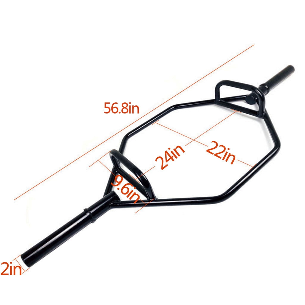 TOTO 2 Inch Hex Bar Weight Lifting Solid Hexagon Bars With Knurled