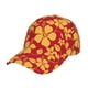 thumbnail image 1 of Balery Red Vintage Flowers Gorra de béisbol de tamaño ajustable para correr, entrenar y actividades al aire libre. Gorra de papá para todas las estaciones., 1 of 6