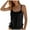 Black, variant on Womens 2026 Flowy Tankini Tops Only - Modest Bathing Suit Loose Fit Swimsuit Swim Tops No Bottom (Army Green, XL)