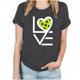 thumbnail image 1 of Fiudx Liquidación de Ofertas Flash Camiseta de Manga Corta con Cuello Redondo y Estampado Informal a La Moda para Mujer, 1 of 3