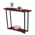 thumbnail image 1 of Convenience Concepts Console en Pierre Grise en Bois de Cerisier et Métal Gris, 1 of 7