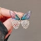 thumbnail image 2 of Broche de mariposa esmeralda, alfileres con sentido, borla exquisita, libélula, ramillete de metal, accesorios personalizados, 2 of 6