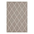 thumbnail image 2 of Unique Loom Braided Jute Collection Area Rug - Trellis (6' 1" x 9' Rectangle Gray/Ivory), 2 of 6