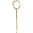 thumbnail image 2 of 10K Yellow Gold Polished Etched Letter K Initial Pendant - Jbsp, 2 of 5