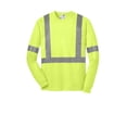 thumbnail image 3 of CornerStone ANSI 107 Class 2 Long Sleeve Safety T-Shirt | High Visibility Reflective Work Clothing for Men & Women, 3 of 4