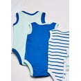 thumbnail image 3 of Luvable Friends Baby Boy Cotton Sleeveless Bodysuits 5pk, Airplane, 6-9 Months, 3 of 3