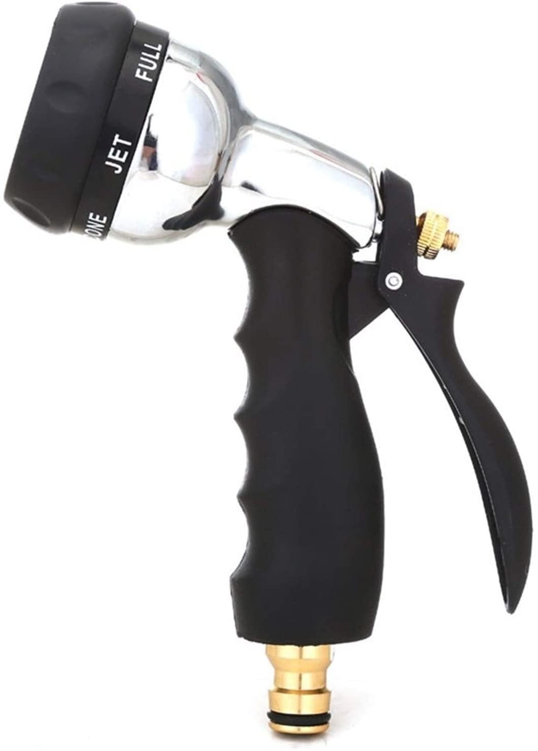 VONTER Professional Garden Hose Nozzle Spray Nozzle, Adjustable Watering Patterns, Metal Body