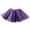Purple, variant on WOYY Girls Rainbow Birthday Party Tutu Skirt Performance Tulle Skirt