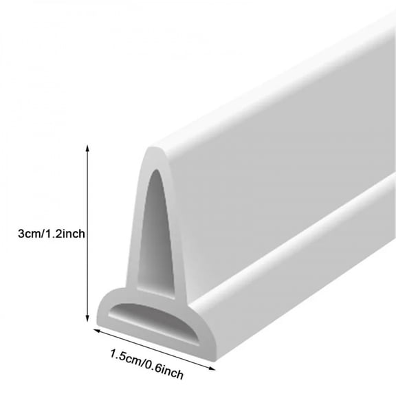 Silicone Bathroom Water Stopper Blocker Shower Retaining Strip Water Partition Dry And Wet Separation Flood Barrier Rubber Dam