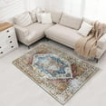 thumbnail image 1 of JV Home Runner Rug Napoli Beige Multicolored 2'7" x 5' Washable Rugs Anti Slip, 1 of 6