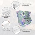 thumbnail image 3 of Neck Gaiter Face Cover Scarf, Dragonfly Orchid Soft Face Sun Mask Cover Scarf Headband Cooling Sweat Absorbing Bandanas Hiking Cycling Running, 3 of 7