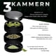 thumbnail image 4 of Hot Sale!Aluminum Grinder, 4-Piece Herb Grinder, Crusher Set For Dried Herbs, Flowers, Spices With Compartment And Scraper, 4 of 4