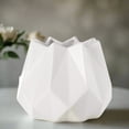 thumbnail image 5 of Isari Sloped Geometric Ceramic Planter, 5 of 10
