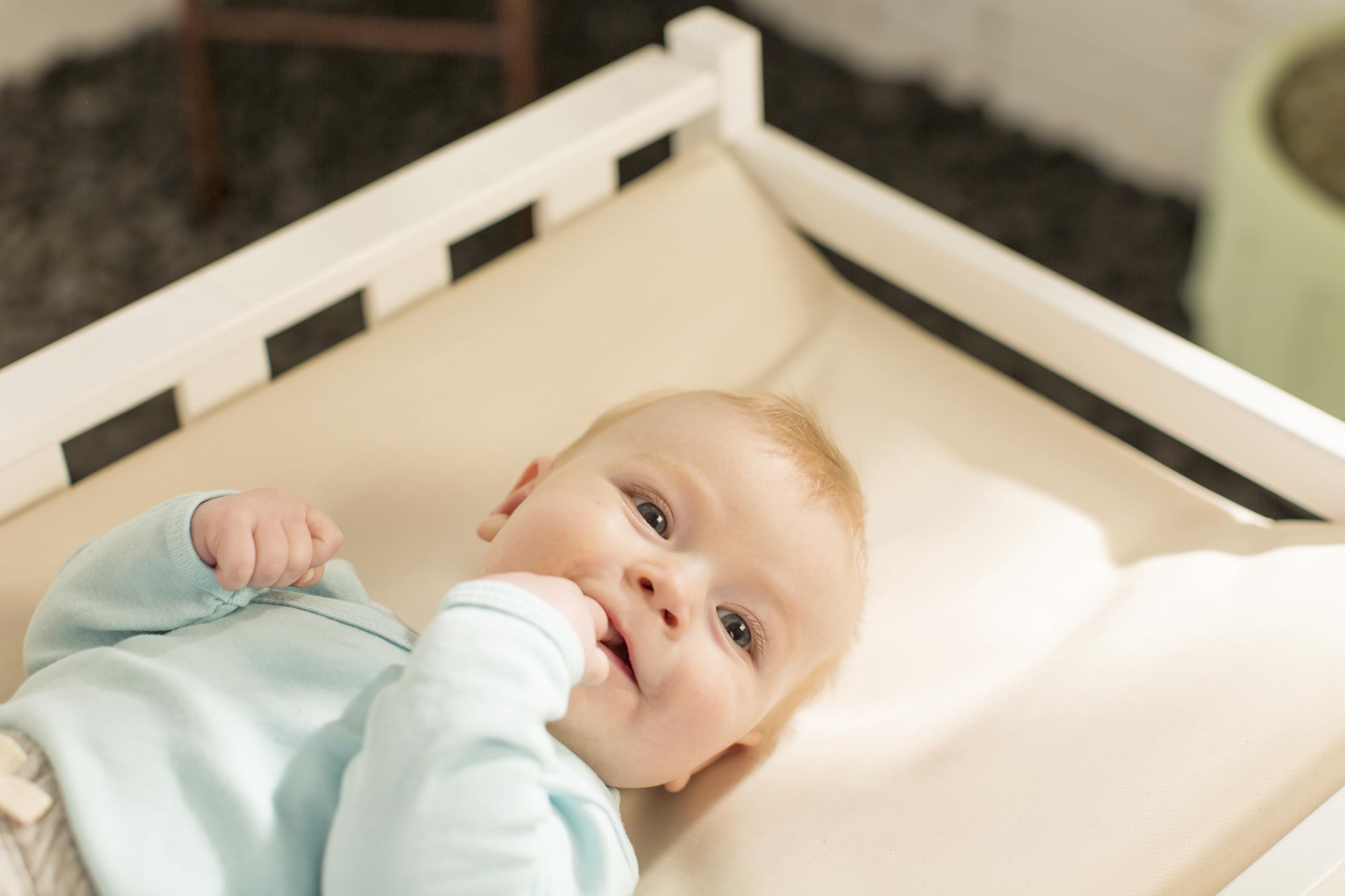 Naturepedic Organic Contoured Changing Pad - Easy to Clean, Lightweight & Portable - Comfort 2-Sided Waterproof Baby Diaper Changing Pad for Dresser or Changing Table - 16" x 31"