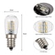 thumbnail image 2 of Ac110V Led Refrigerador Luz E12 Bombilla Base Smd3014 Blanco Cálido TOMSHOO Luz del refrigerador, 2 of 7