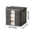 thumbnail image 3 of Ohmyroo Non-Woven Clothing Storage Box Clear Window Wardrobe Organizer, 3 of 5