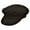 Brown, variant on Corduroy Fiddler's Cap - XXL - Black