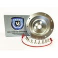 thumbnail image 2 of VSW 9-Bolt Silver Steering Wheel Hub Adapter Compatible with 1961-1974.5 Volkswagen 13/16" Spline STH1007SIL, 2 of 4