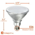 thumbnail image 5 of Xtricity PAR38 LED Flood Light Bulb, Dimmable, 18.5W (100W Eqv), 3000K Waterproof, UL Listed, 5 of 6