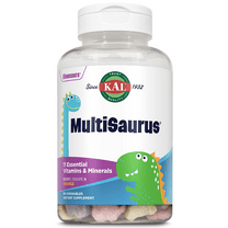 KAL Kid’s MultiSaurus Vitamins & Minerals | Berry, Grape & Orange Flavor | Children’s Daily Multivitamin | 90 Chewables