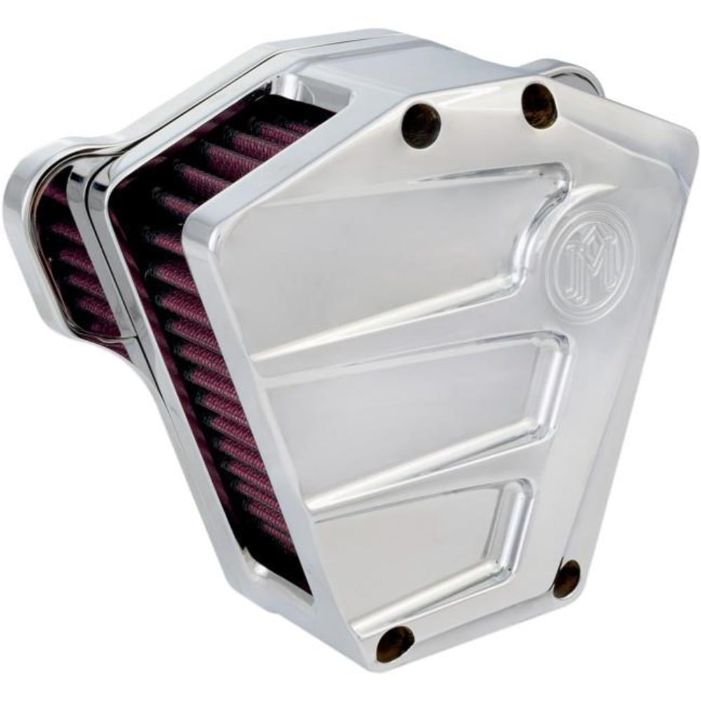Performance Machine 0206 2085 Ch Scallop Air Cleaner Chrome