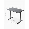 thumbnail image 4 of Escritorio Home Office Orion Electrico Altura Ajustable Negro, 4 of 7