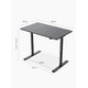 thumbnail image 4 of Escritorio Home Office Orion Electrico Altura Ajustable Negro, 4 of 7