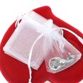 thumbnail image 1 of 50 Pcs Pure Color Organza Wedding Drawable Pouch Jewelry Package Gift Bag, 1 of 5