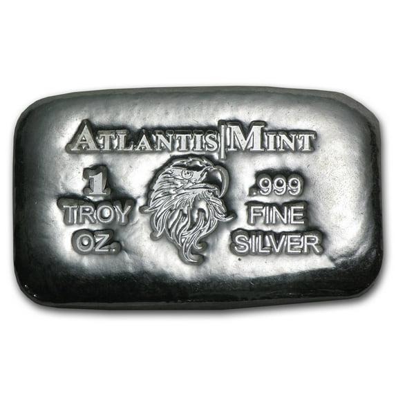 1 oz Hand-Poured Silver Bar - Eagle