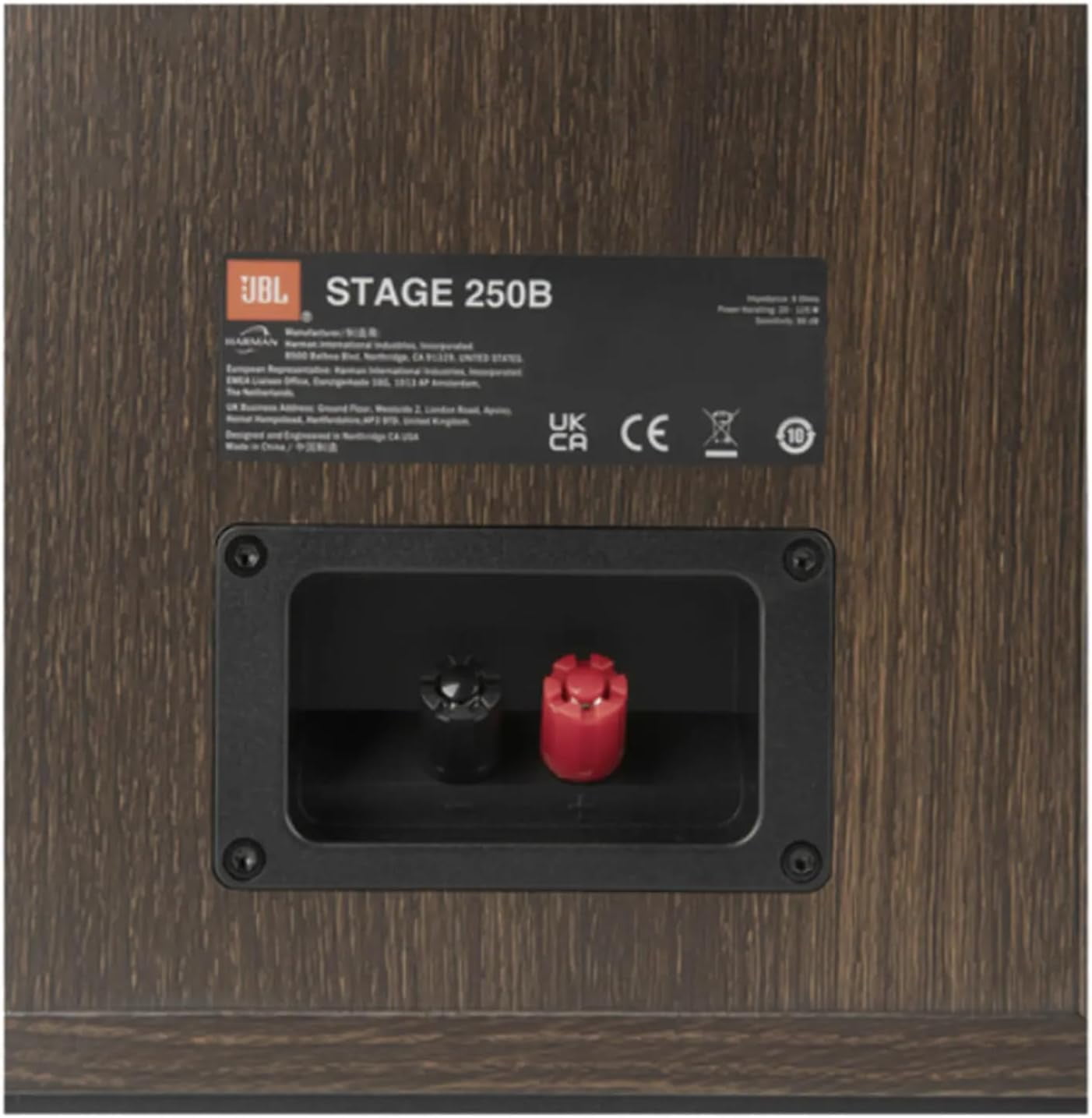 JBL STAGE-250B-BLACK 2-Way 5.25" Bookshelf Loudspeakers with STAGE-FS-BLK Floorstands (2025)