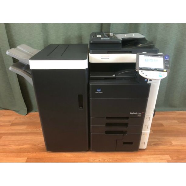 Konica Minolta Bizhub C552 Color Copier Printer Scanner Fax Finisher Low 316k