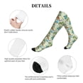 thumbnail image 6 of Bixox Meadow Plants And Butterflies Print Compression Socks,Compression Socks Women & Men Circulation for Medical,Running,Athletic, 6 of 7