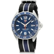 Tag Heuer Formula 1 Blue Dial Nylon Strap Men's Watch WAZ1010.FC8197