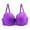 Purple, variant on Women's Push Up Lace Bra Comfortable Padded Underwire Bra Plus Size Full Coverage Daily Bras Support Bralette (Black, 36C)