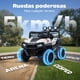 thumbnail image 4 of Buggy Eléctrico Infantil YEI Blaze Blanco con 2 Motores, Control Parental, Luces LED, Música Bluetooth, Velocidad 5 km/h, Soporta 30 kg, Ideal para Exterior, 4 of 8