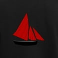 thumbnail image 3 of CafePress - Red Sail Boat Pajamas - Women's Short Sleeve Print T-Shirt and Pants Dark Cotton Pajama Set, 3 of 7