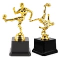 thumbnail image 1 of ColoMX Trofeo de fútbol, ​​premio decorativo, adorno de trofeo, adorno de trofeo de atleta, 2 uds., 1 of 8