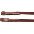 thumbnail image 2 of Huntley Equestrian Sedgwick Leather English Bridle Cheek Pieces (Medium Pony), 2 of 5