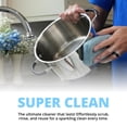 thumbnail image 2 of Grill Rescue Heavy Duty Kitchen Sponge - Lasts 20x Longer, Scratch-Free, Safe for Non-Stick Cookware - Cut Resistant, Ve, 2 of 6