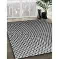 thumbnail image 2 of Ahgly Company Indoor Round Patterned Dark Gray Area Rugs, 4' Round, 2 of 6