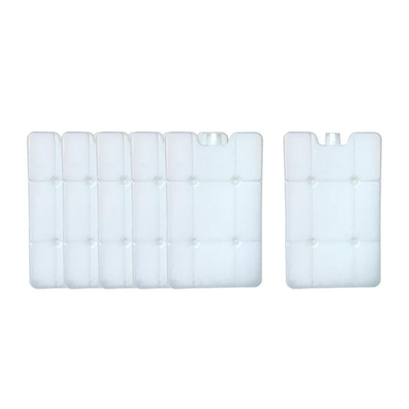 6 paquetes de hielo para hieleras, loncheras, botellas de leche materna, paquete de congelador 11 cm x 2 cm x 18 cm