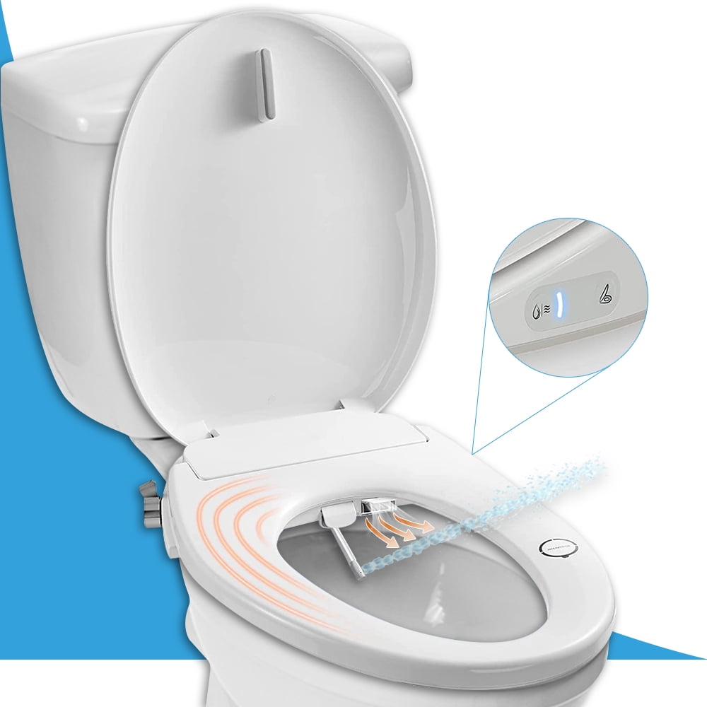 Toilet Bidet Seat Attachment With Dual Spray & Self CleaningMen & Women 