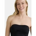 thumbnail image 2 of Time and Tru Women’s and Women’s Plus Bandeau Twist Front One Piece Swimsuit, Sizes XS-3X, 2 of 4