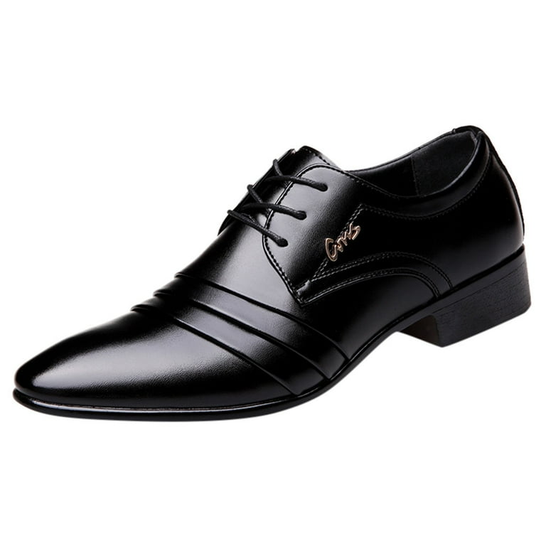 christmas men lace business leather shoes casual comfortable