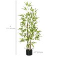 thumbnail image 2 of CoSoTower Arbre Artificiel de 4 Pieds, Faux Bambou d'Intérieur avec Pot, pour Décoration de Maison Bureau Salon, 2 of 7