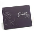 thumbnail image 2 of Hortense B. Hewitt Hortense B Hewitt Swirl Dots White Guest Book, silver, 2 of 2