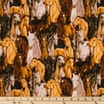 thumbnail image 2 of Horse Allover Calico Cotton Fabric, 2 of 2