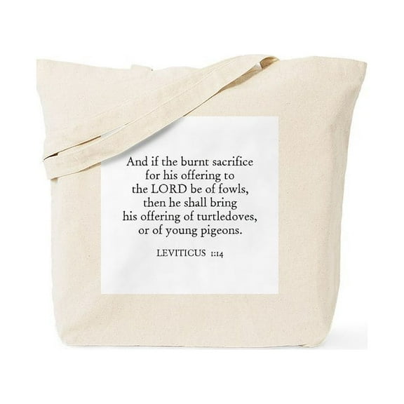 CafePress - LEVITICUS 1:14 Tote Bag - Unisex Canvas Tote Bag, Beige, 1-Piece